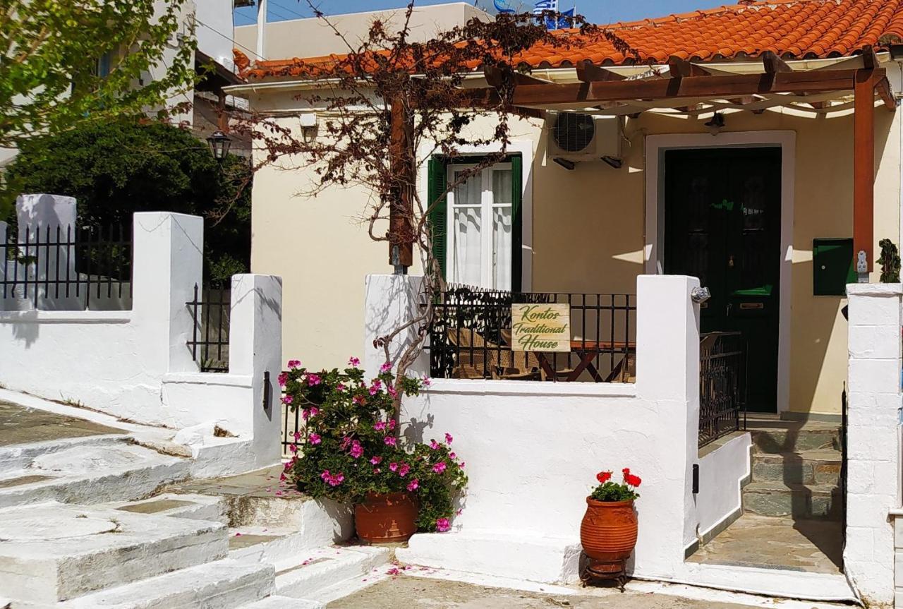 Kontos-Traditional House In Andros Beach Екстериор снимка